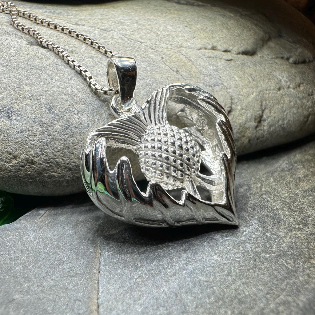 Annora Scottish Thistle Necklace