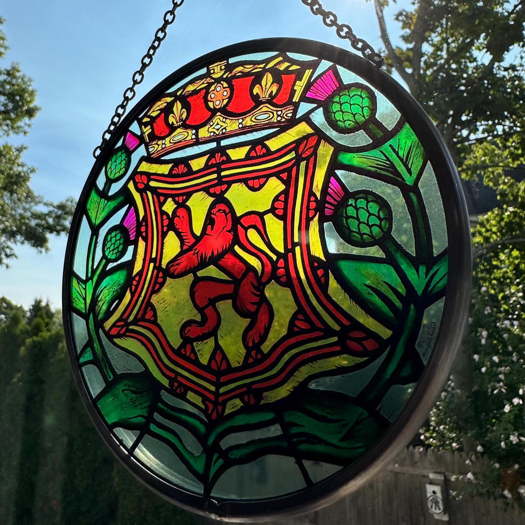 Old Town Scottish Lion Suncatcher