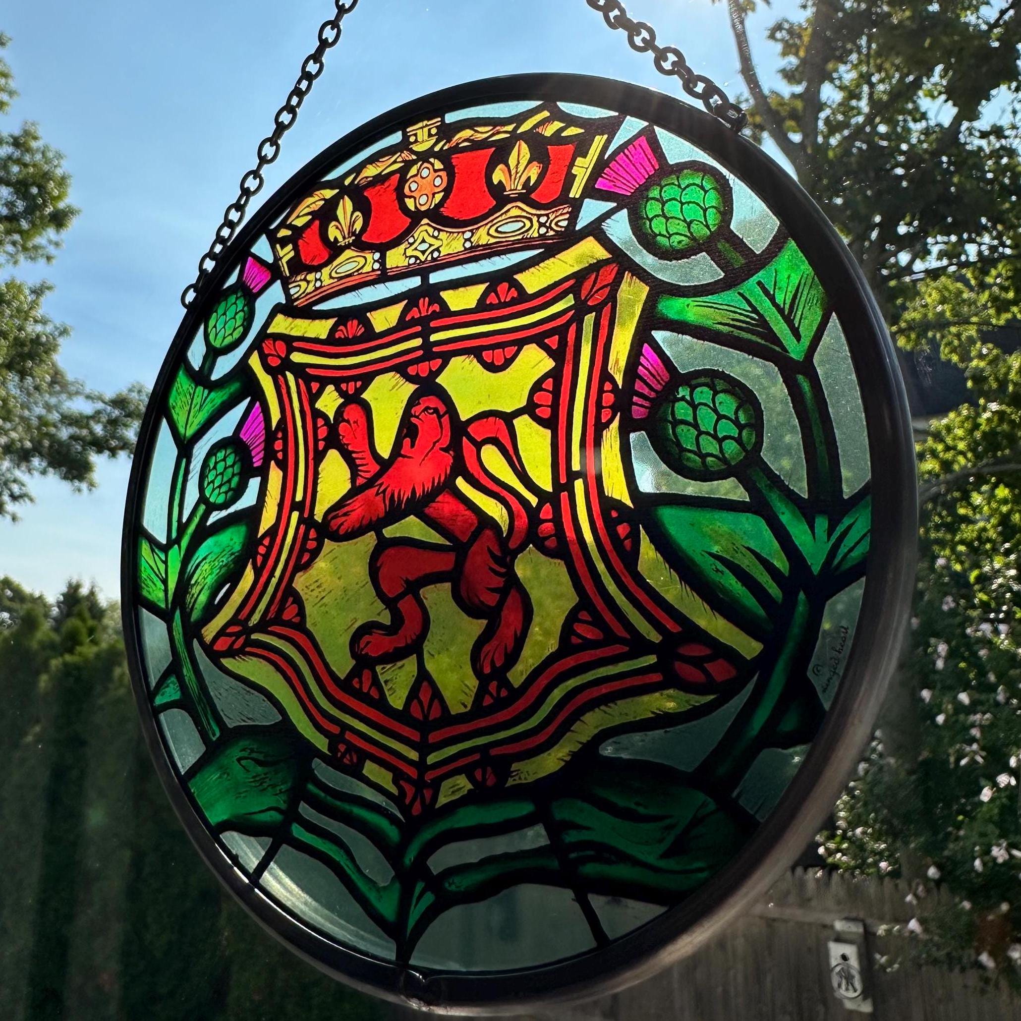 Old Town Scottish Lion Suncatcher