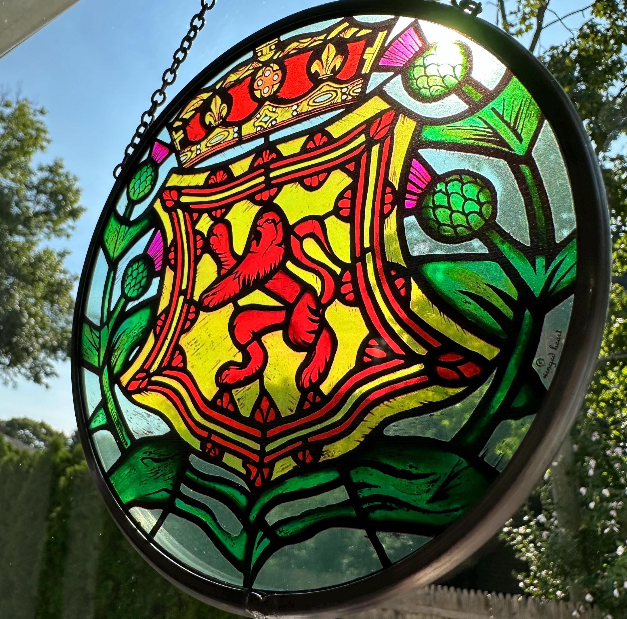 Old Town Scottish Lion Suncatcher