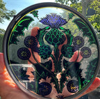 Scottish Thistle Suncatcher