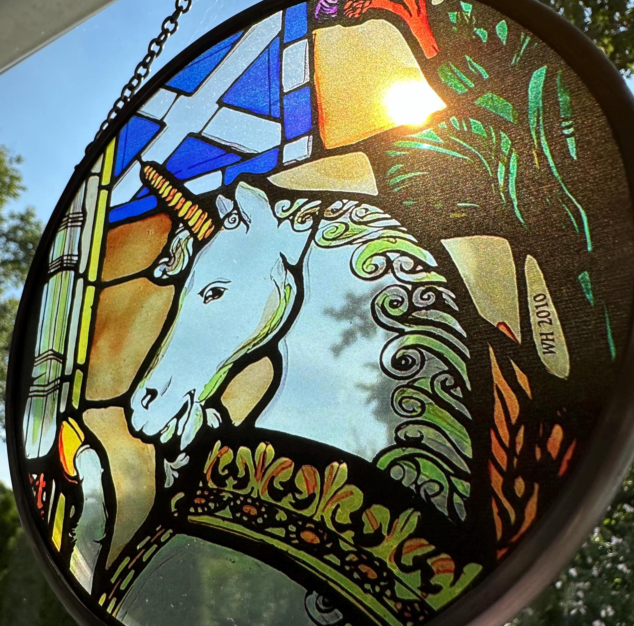 St. Giles Cathedral Scottish Unicorn Suncatcher