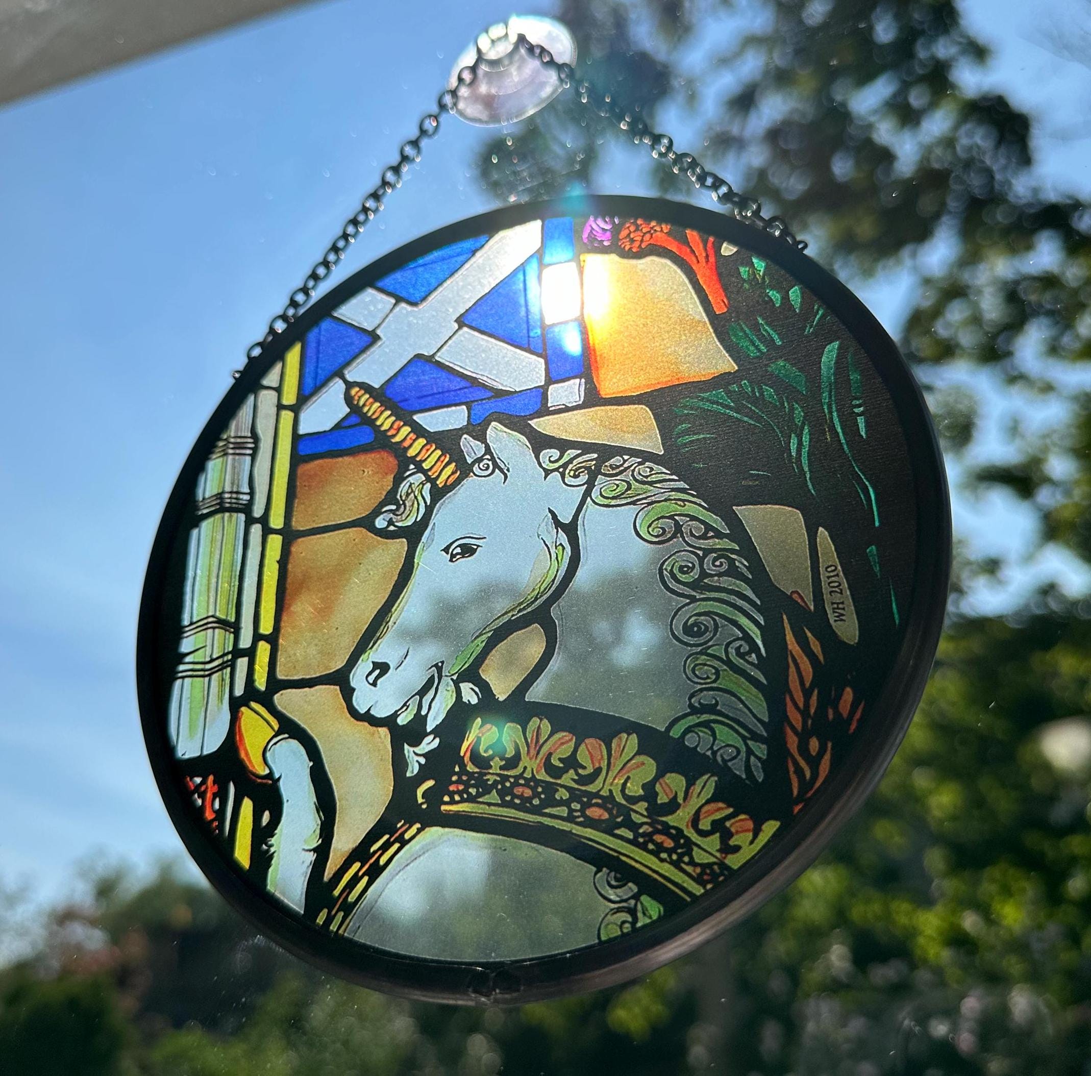 St. Giles Cathedral Scottish Unicorn Suncatcher