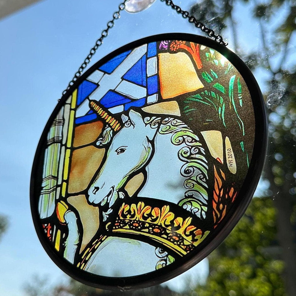 St. Giles Cathedral Scottish Unicorn Suncatcher