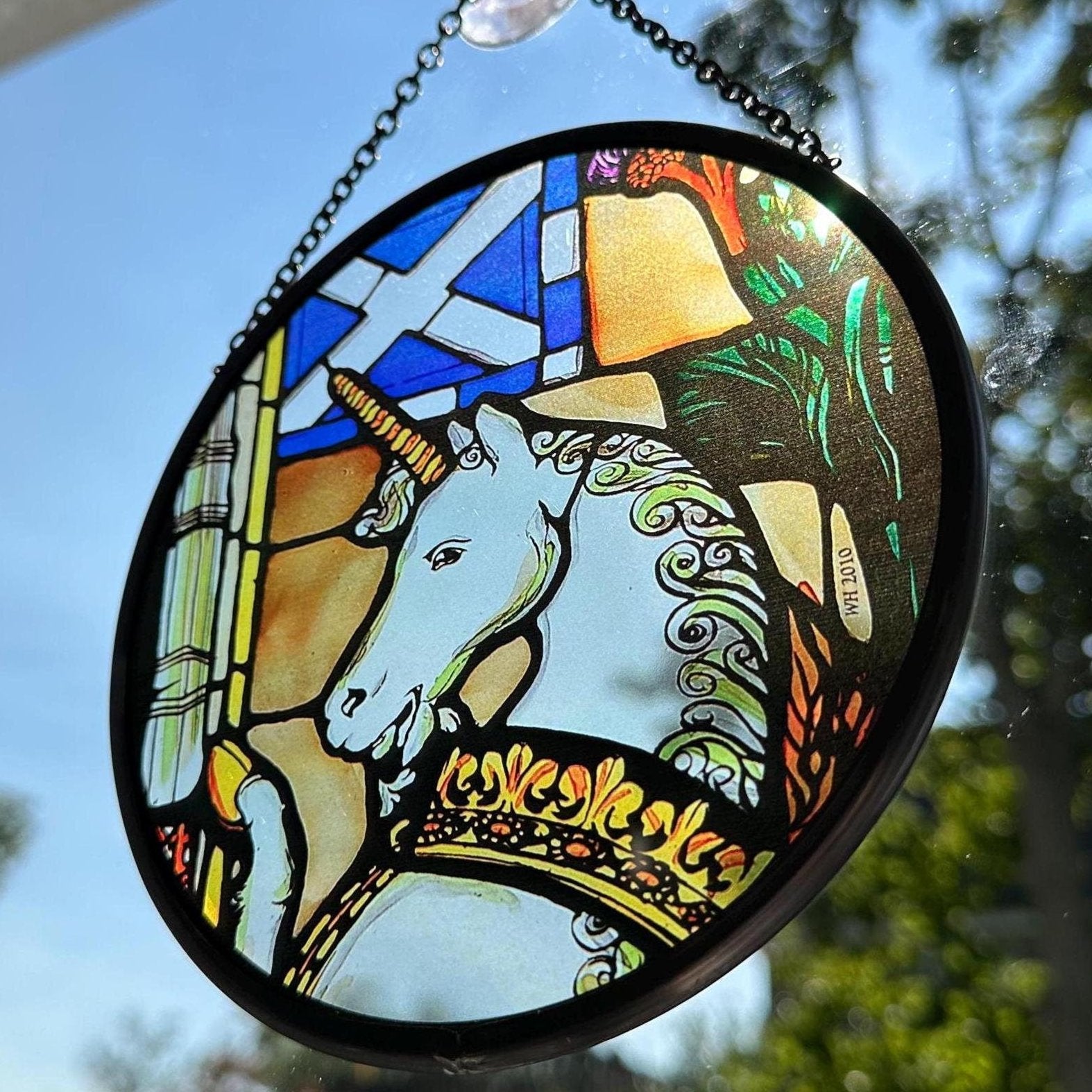 St. Giles Cathedral Scottish Unicorn Suncatcher