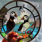 Scottish Puffin Suncatcher