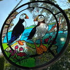 Scottish Puffin Suncatcher