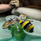 Honey Bee Enamel Brooch
