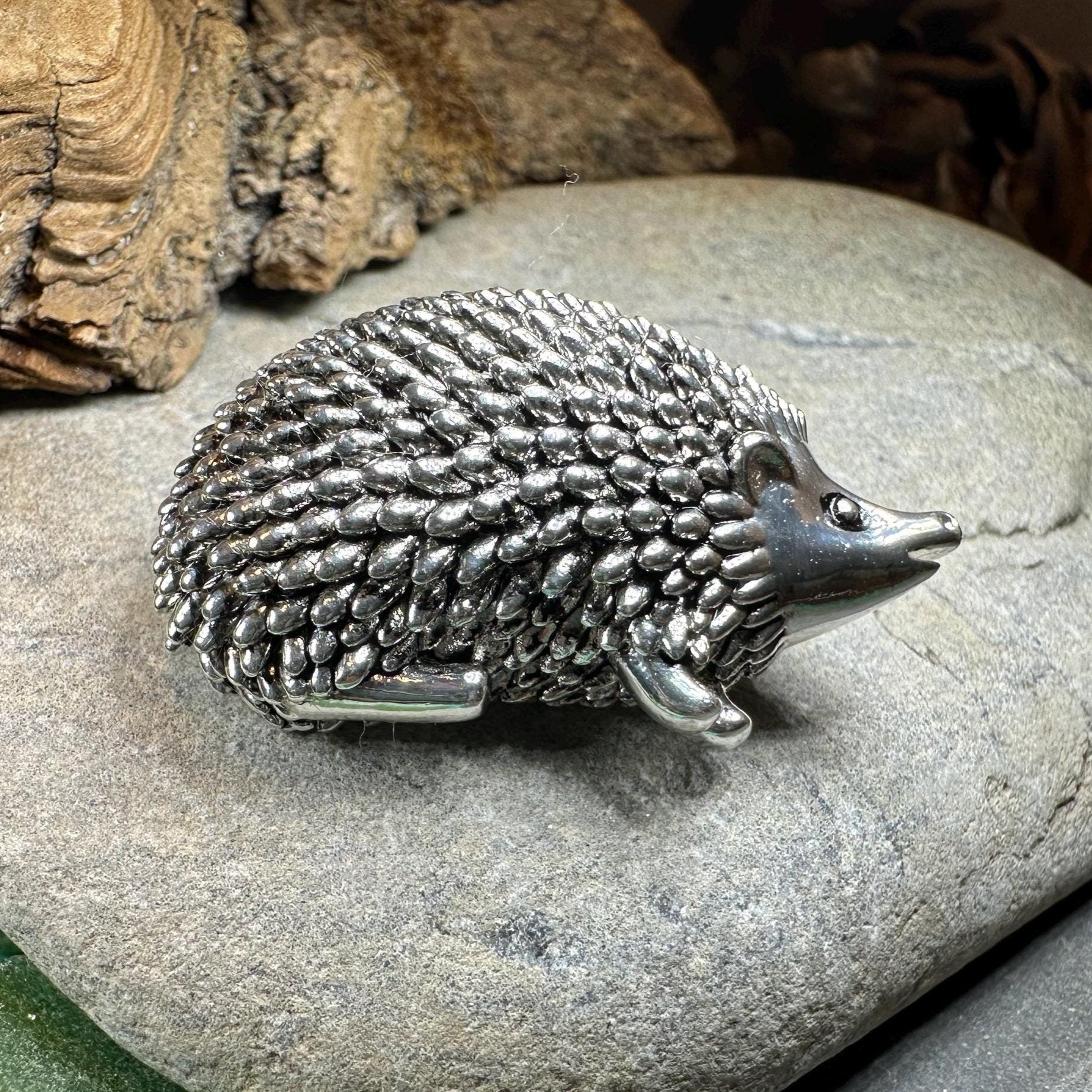 Lucky Hedgehog Brooch