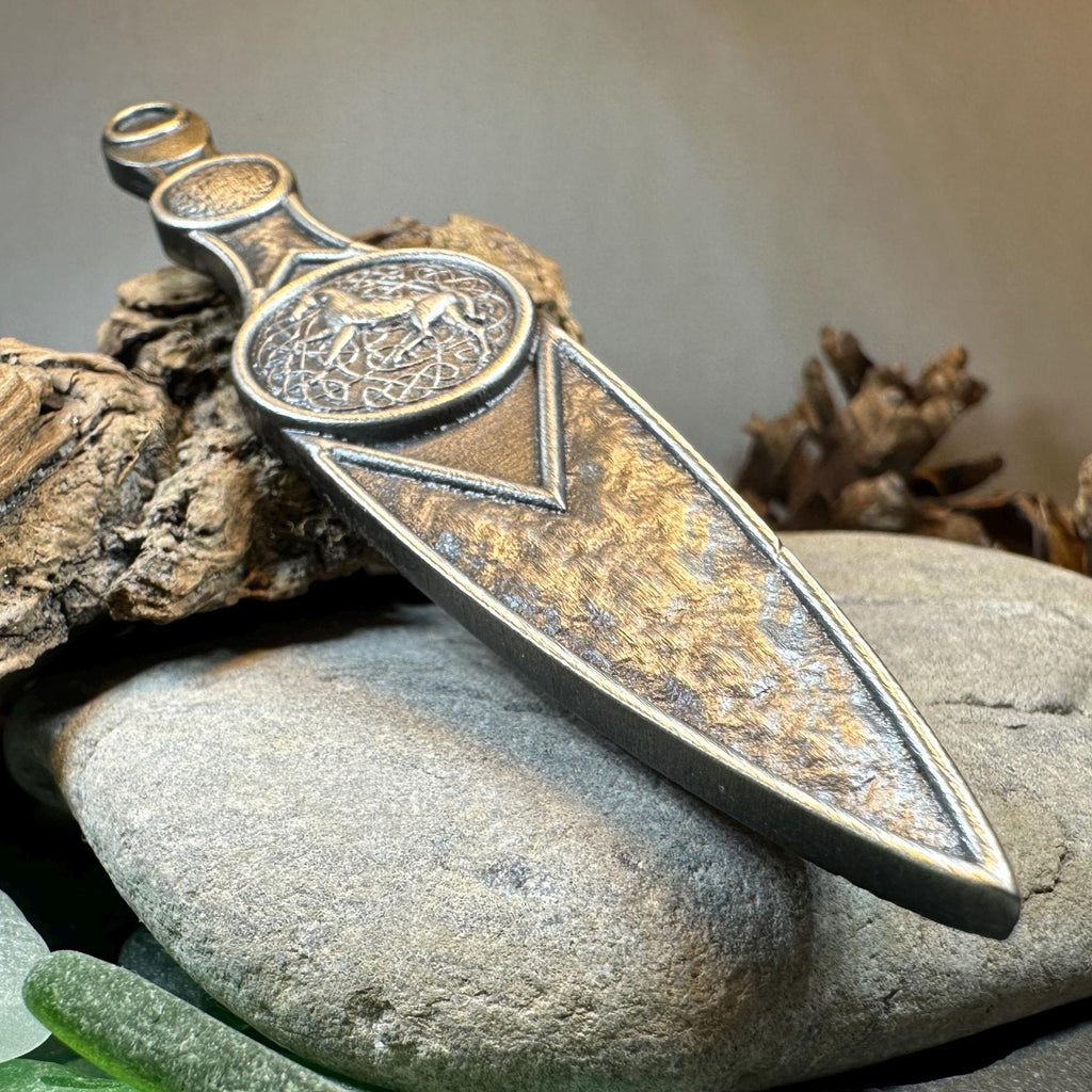 Celtic Horse Kilt Pin