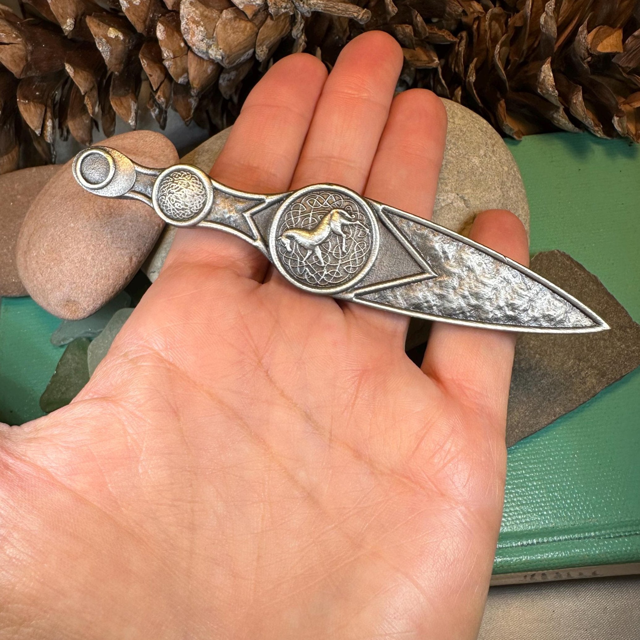 Celtic Horse Kilt Pin