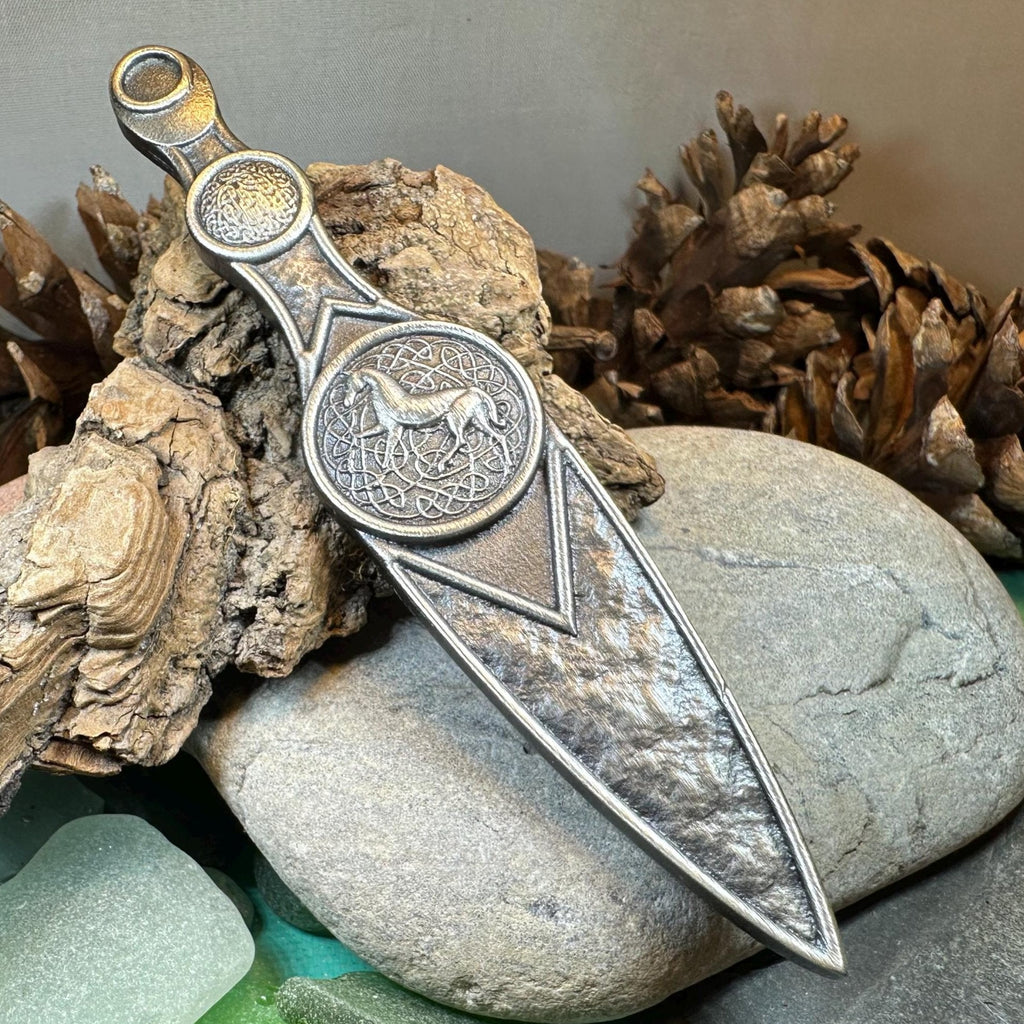 Celtic Horse Kilt Pin