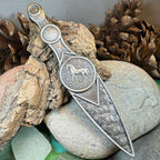 Celtic Horse Kilt Pin