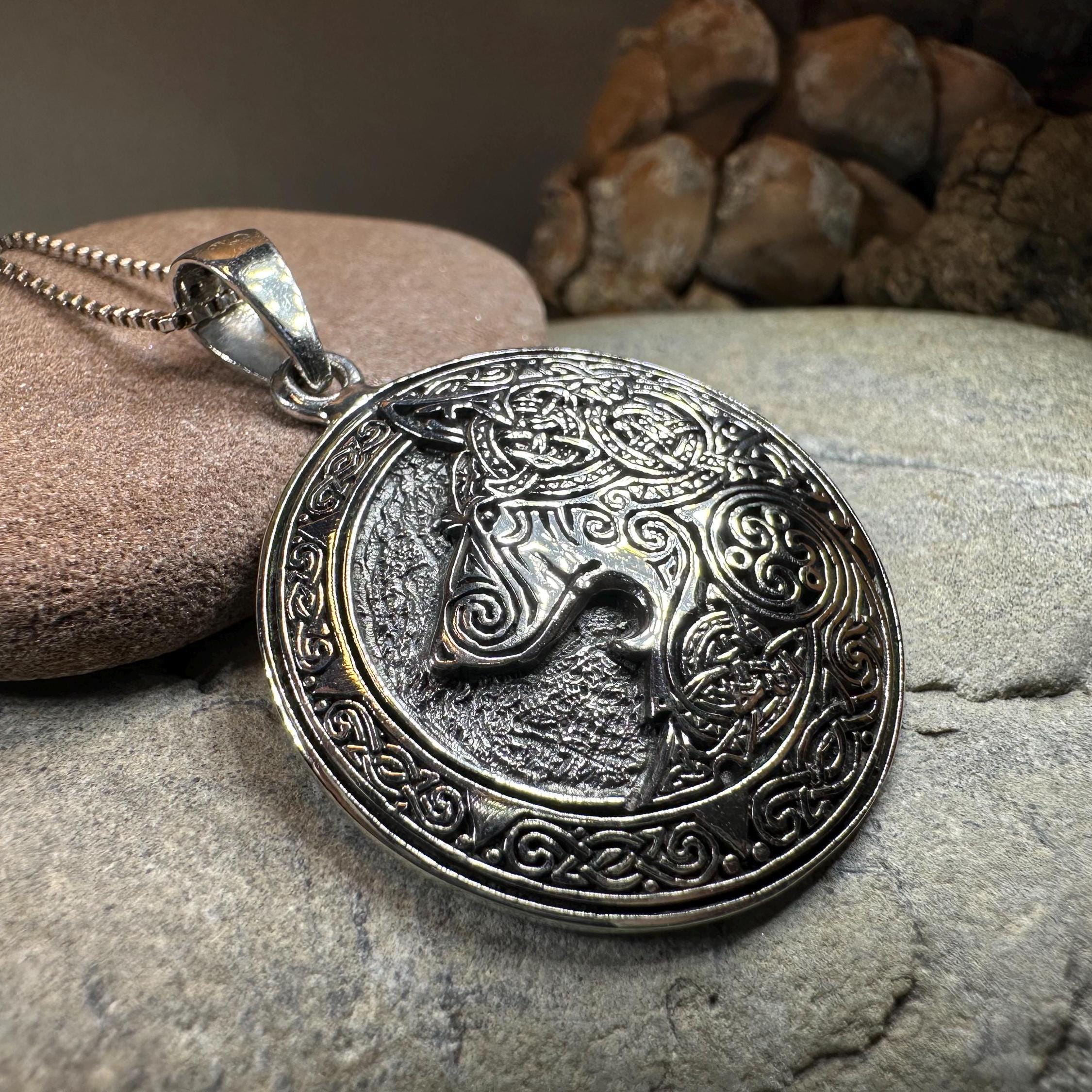 Forest Shadow Wolf Necklace