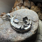 Magical Mushroom Moon Necklace