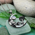 Magical Mushroom Moon Necklace