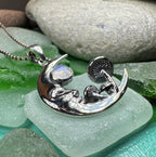 Magical Mushroom Moon Necklace