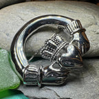 Emblem Claddagh Brooch