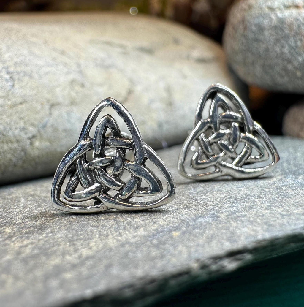 Laura Celtic Knot Stud Earrings