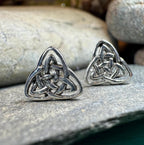 Laura Celtic Knot Stud Earrings