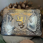 Celtic Lion Kilt Belt Buckle