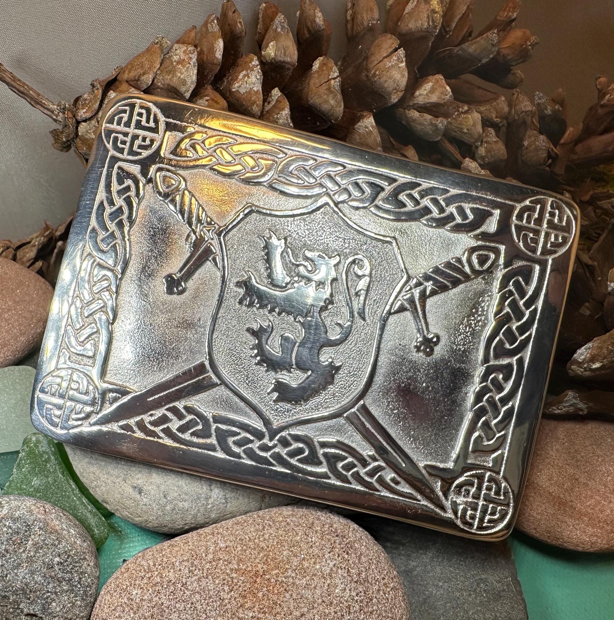 Celtic Lion Kilt Belt Buckle