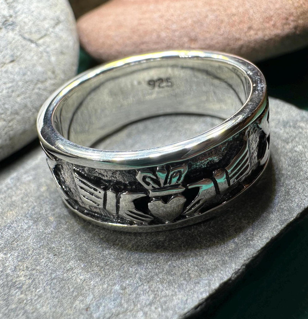 Gu Là Luain Celtic Claddagh Ring