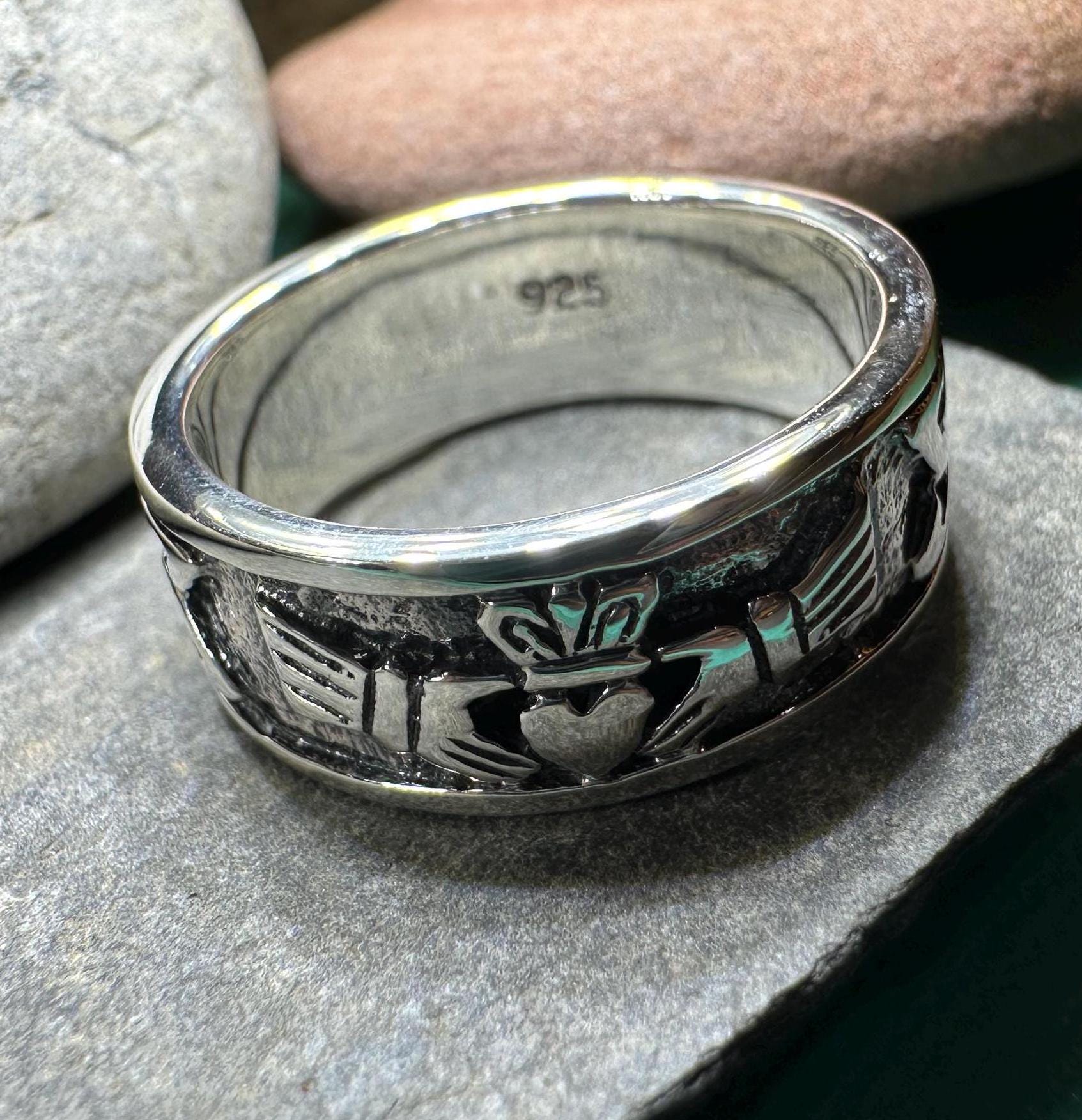 Gu Là Luain Celtic Claddagh Ring