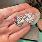 Gràidhear Celtic Heart Earrings