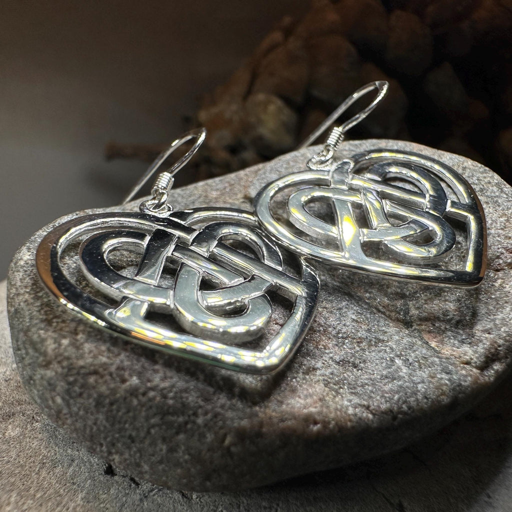 Gràidhear Celtic Heart Earrings