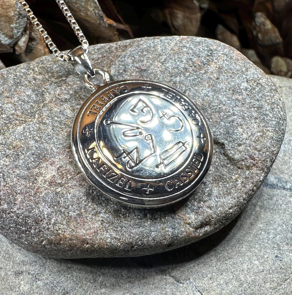 Archangel Cassiel Sigil Pendant