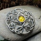 Lilith Celtic Knot Brooch