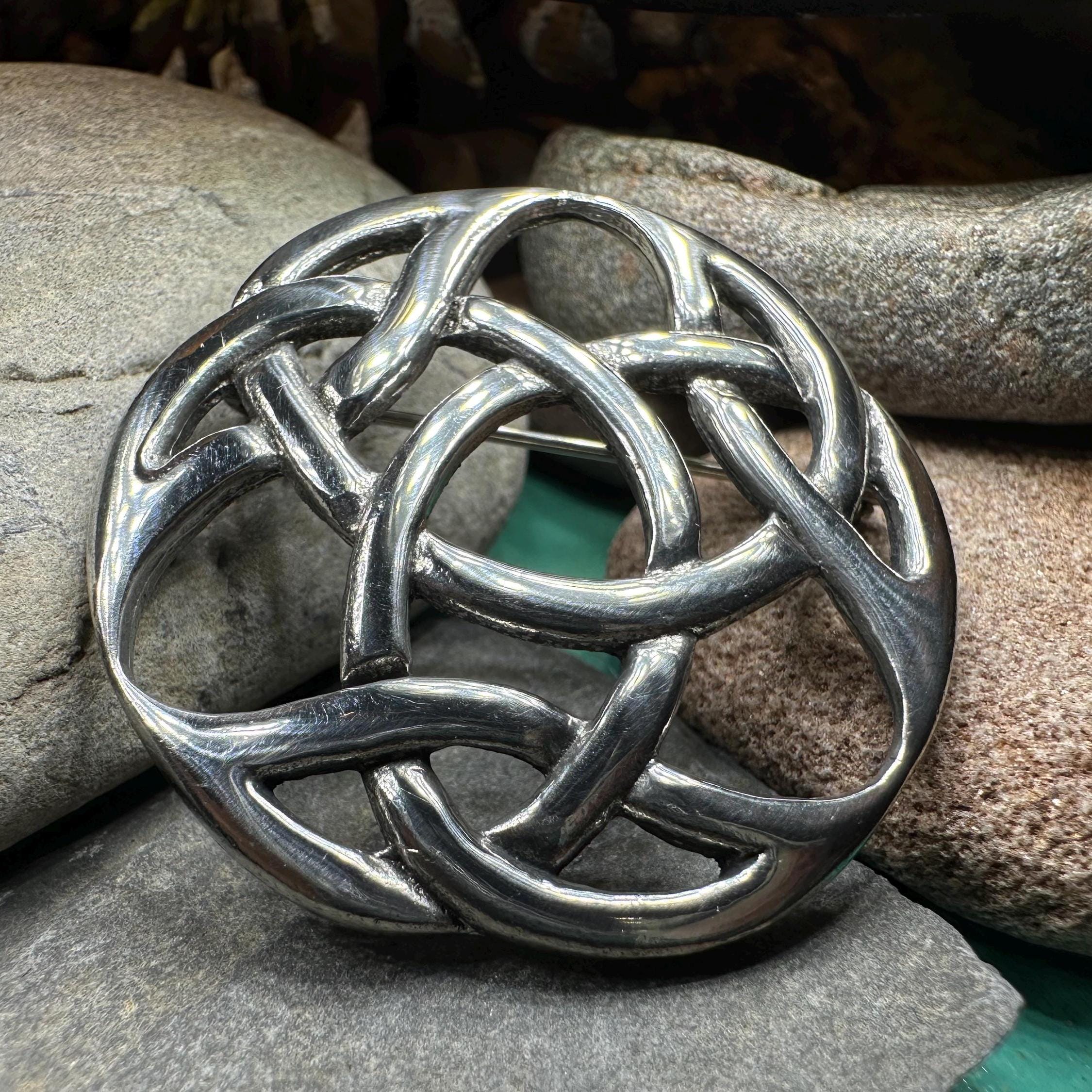 Emblem Celtic Knot Brooch
