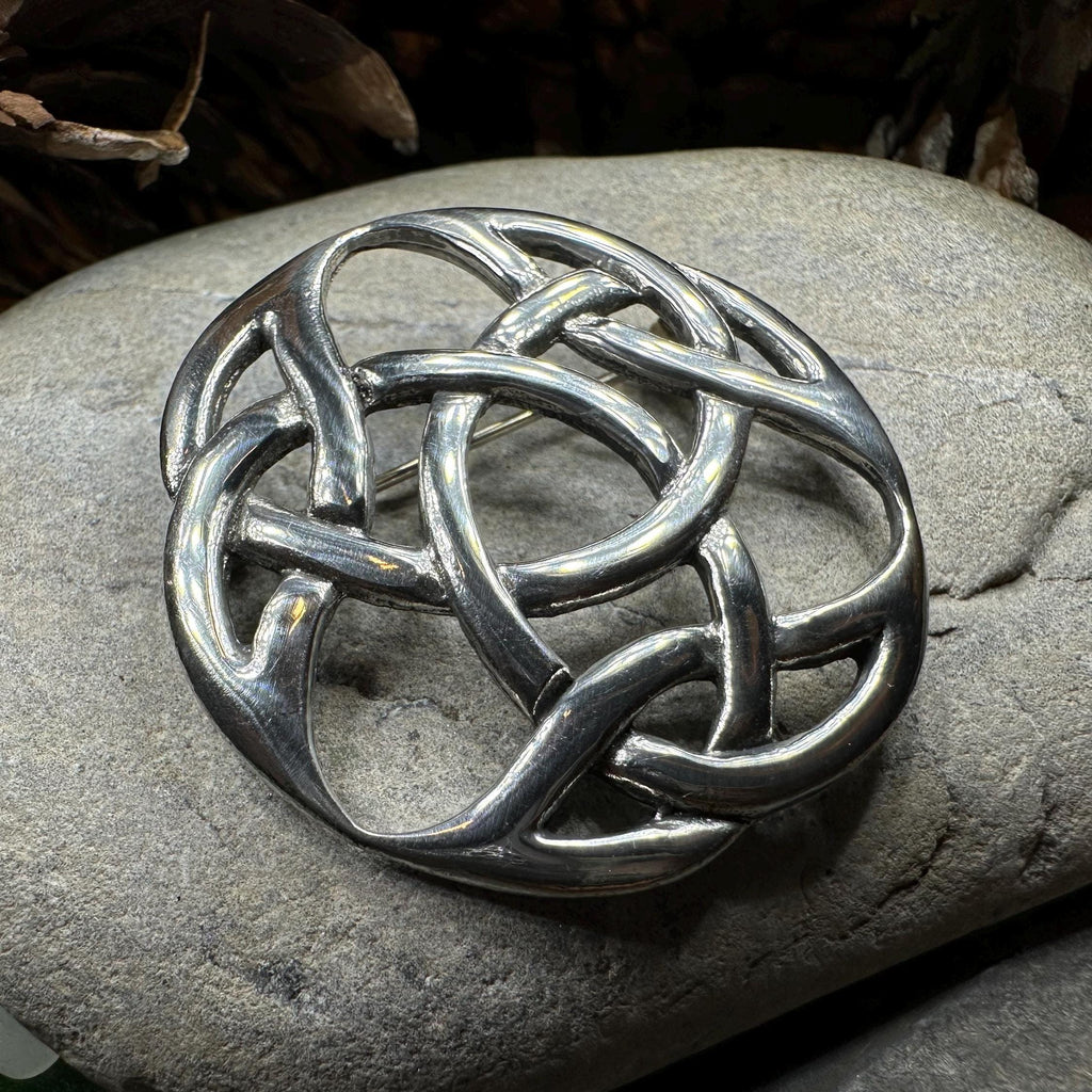 Emblem Celtic Knot Brooch
