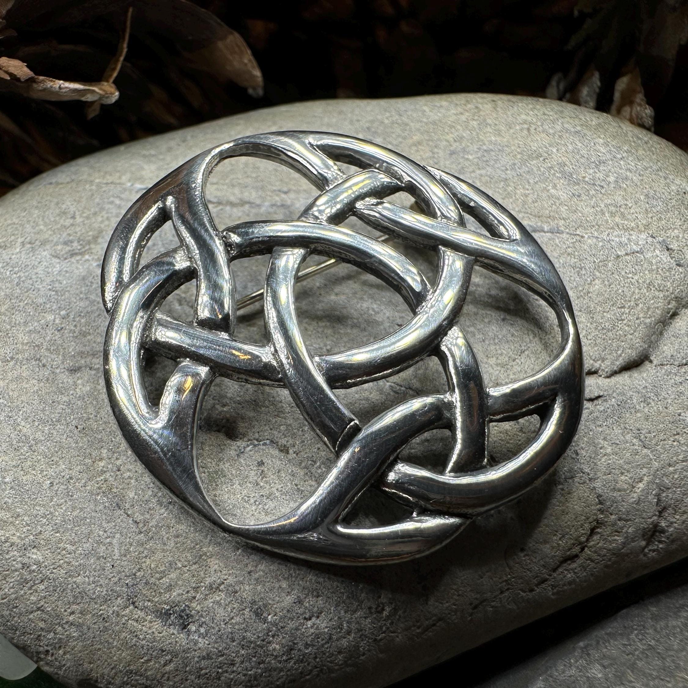 Emblem Celtic Knot Brooch