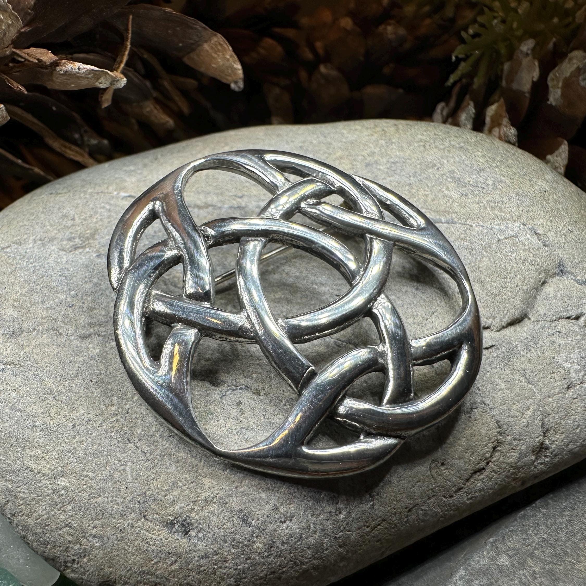 Emblem Celtic Knot Brooch