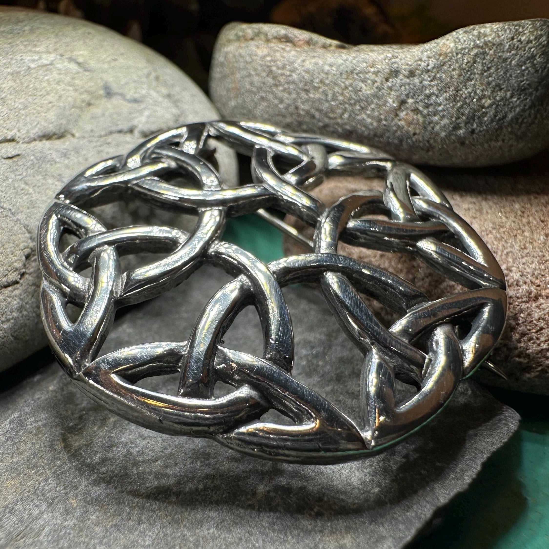 Trinity Celtic Knot Brooch
