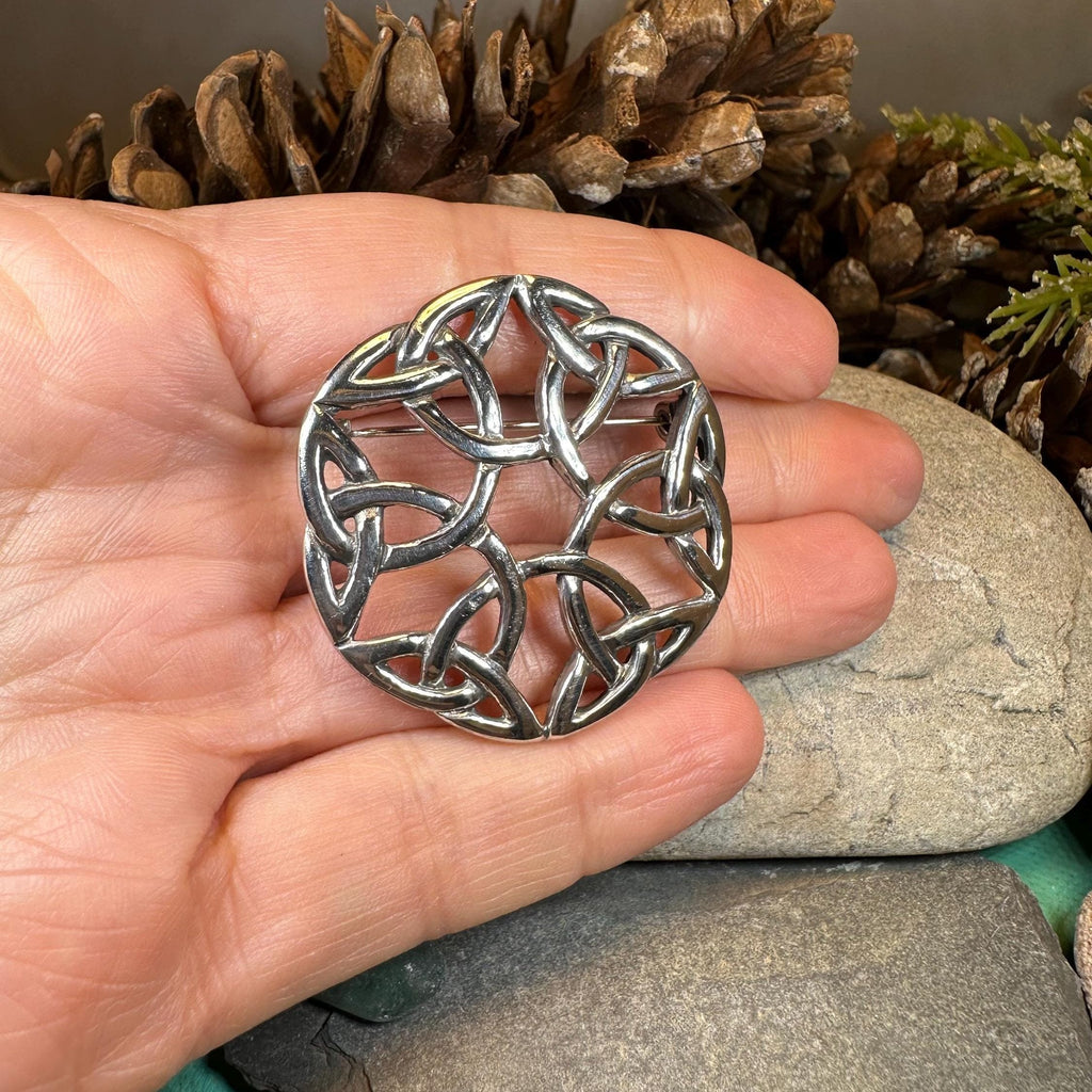 Trinity Celtic Knot Brooch