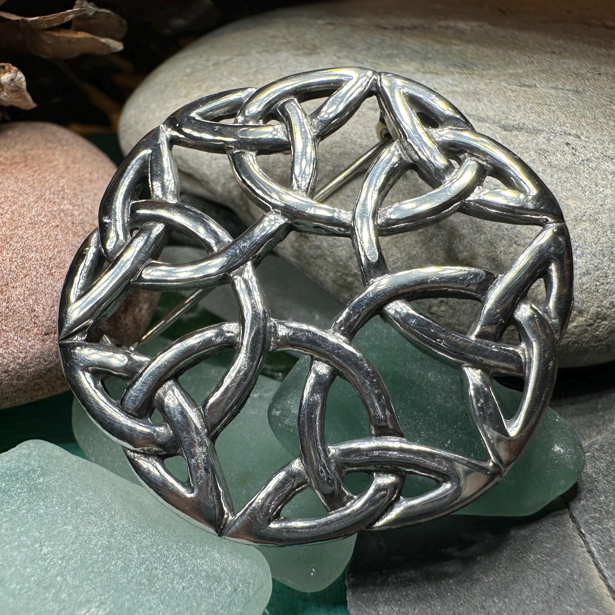 Trinity Celtic Knot Brooch