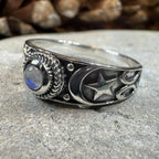 Locasta Crescent Moon Ring