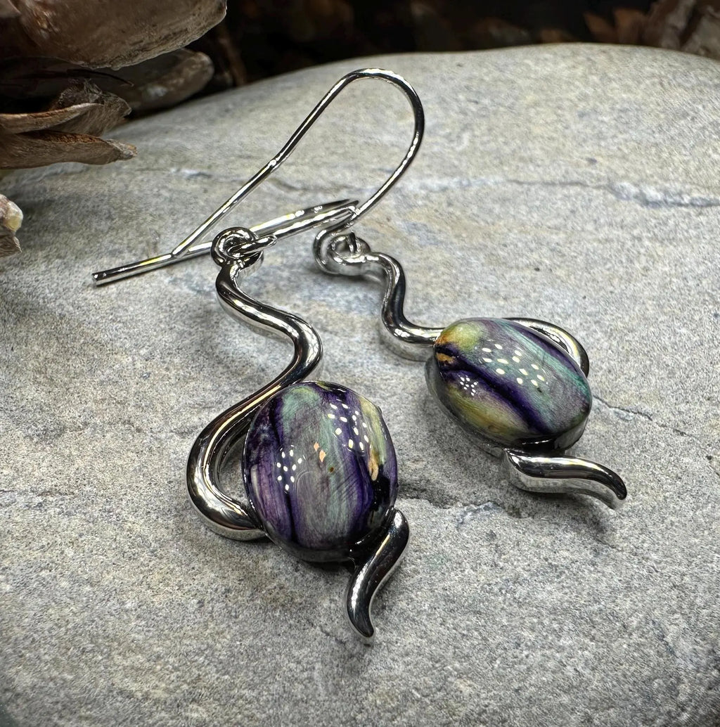 Heathergems Celtic Wiggle Earrings