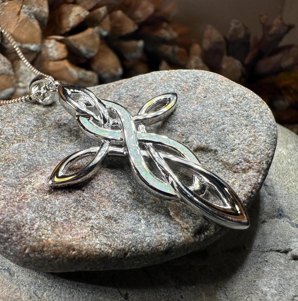 Infinity Celtic Cross Necklace