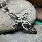 Infinity Celtic Cross Necklace
