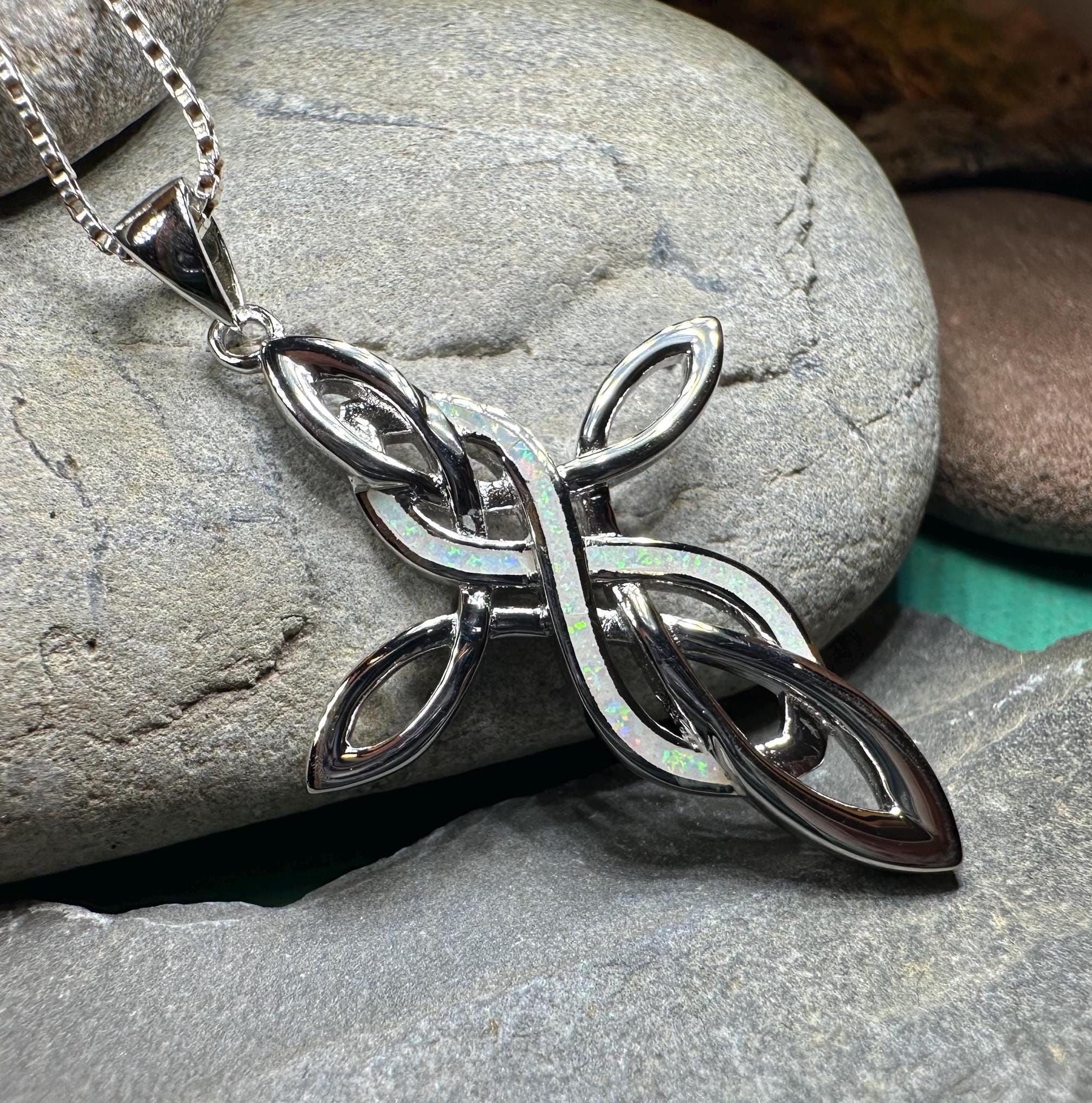 Infinity Celtic Cross Necklace