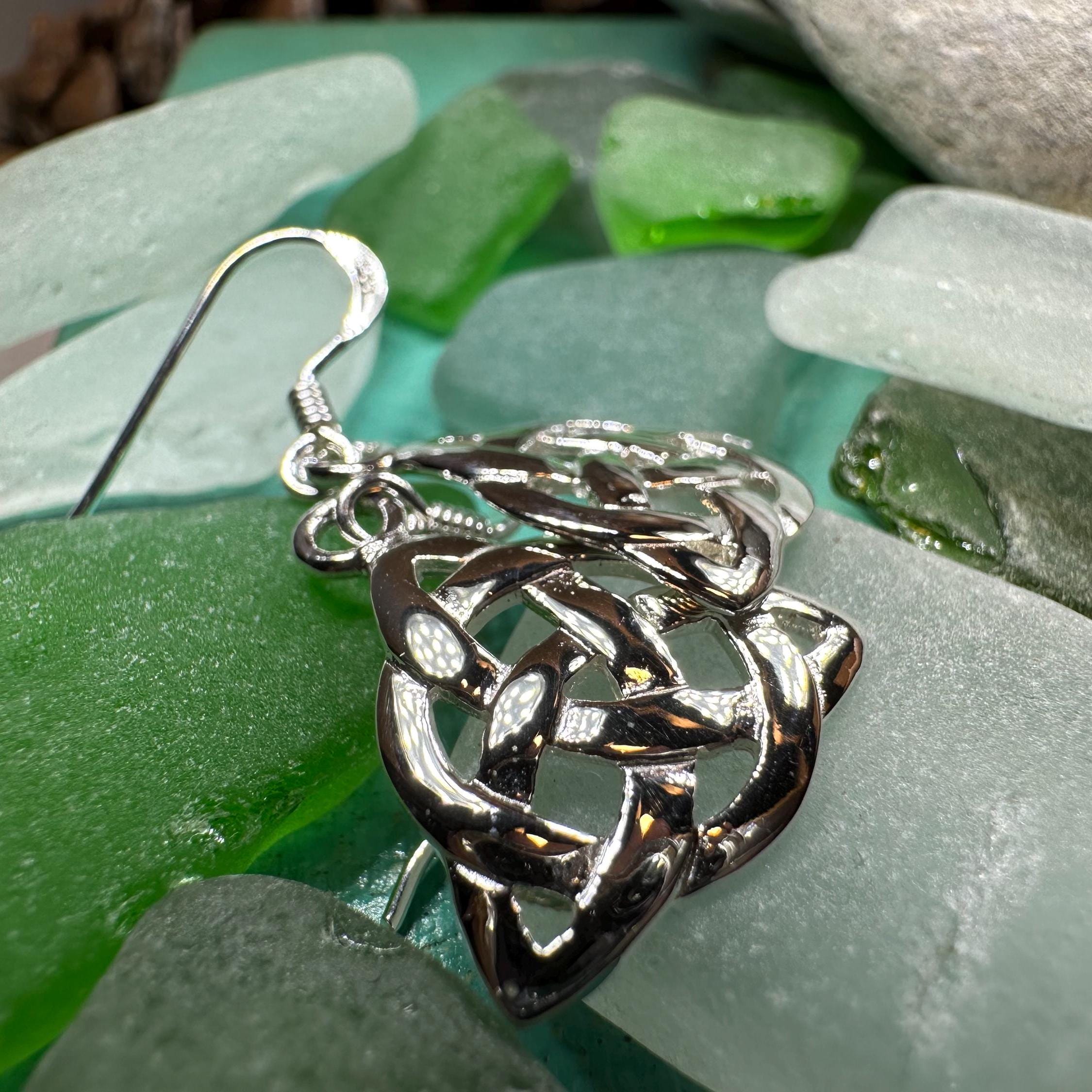 Lyric Celtic Triquetra Earrings