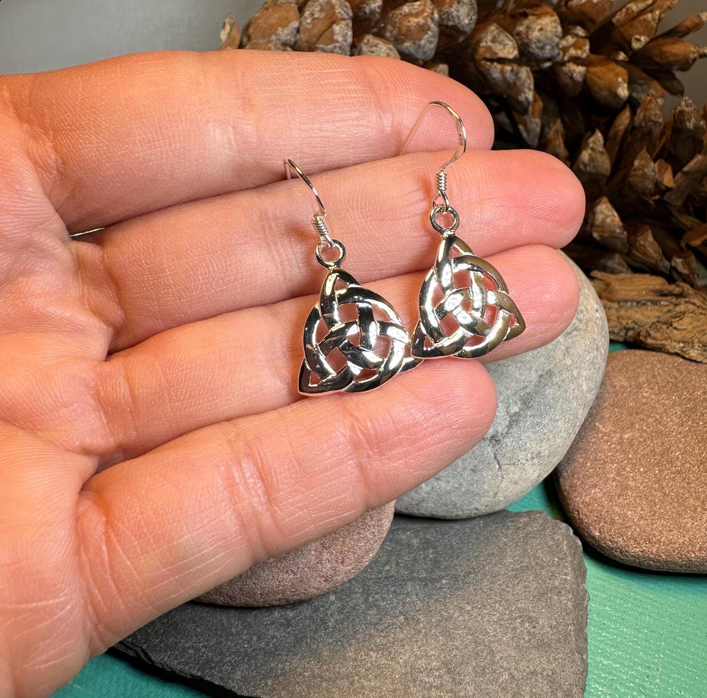 Lyric Celtic Triquetra Earrings