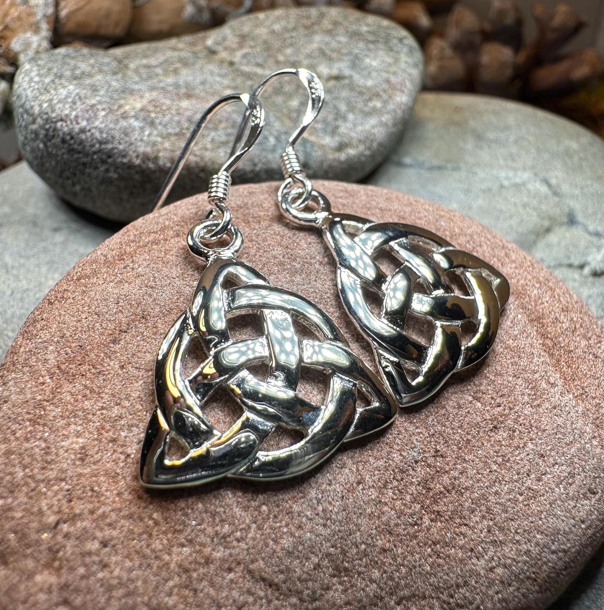 Lyric Celtic Triquetra Earrings