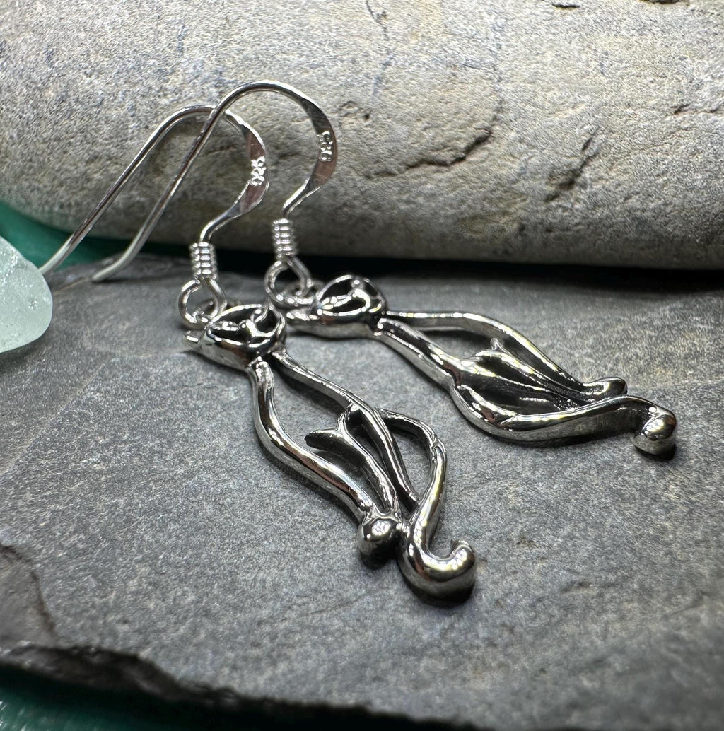 Roxie Celtic Cat Earrings
