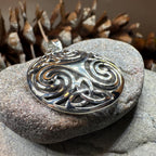 Loughcrew Celtic Spiral Necklace
