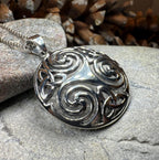 Loughcrew Celtic Spiral Necklace